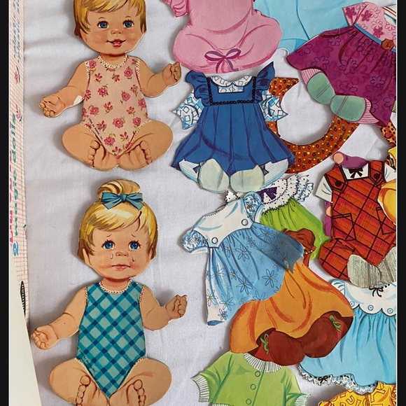 Vintage 1966 Cheerful Tearful Magic Dolls by Whitman- ORIGINAL BOX - Picture 4 of 12